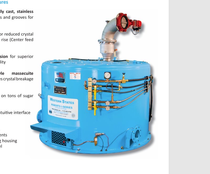 Western States Roberts I-Series continuous centrifugal