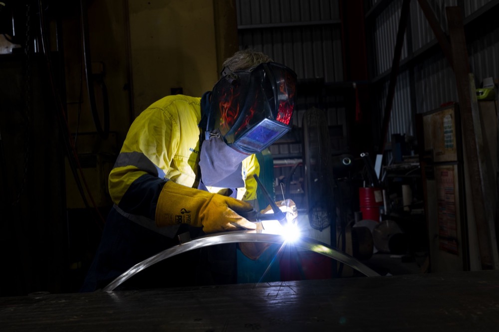 ACR boilermaker TIG welding fabricated steel